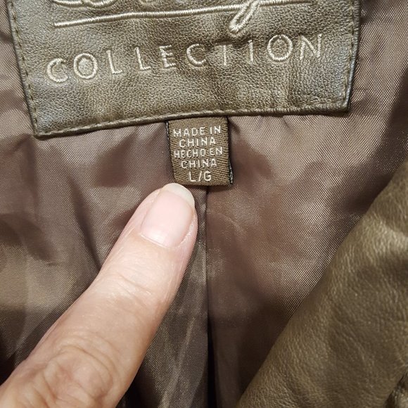 Sebby Soft Faux Leather Jacket Large - Picture 5 of 11